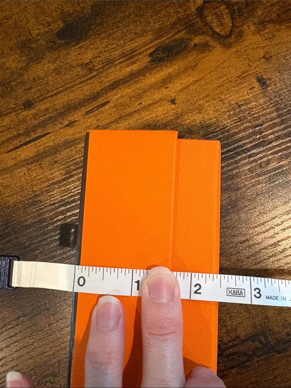 Hermès Orange Signature Box Long Slim Gift Box